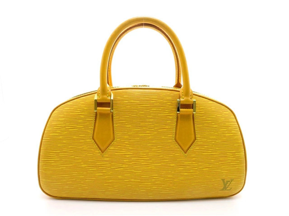 LOUIS VUITTON Bag Jasmine Handbag Epi Leather Tassili Yellow